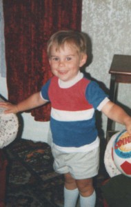 Andrew aged 3